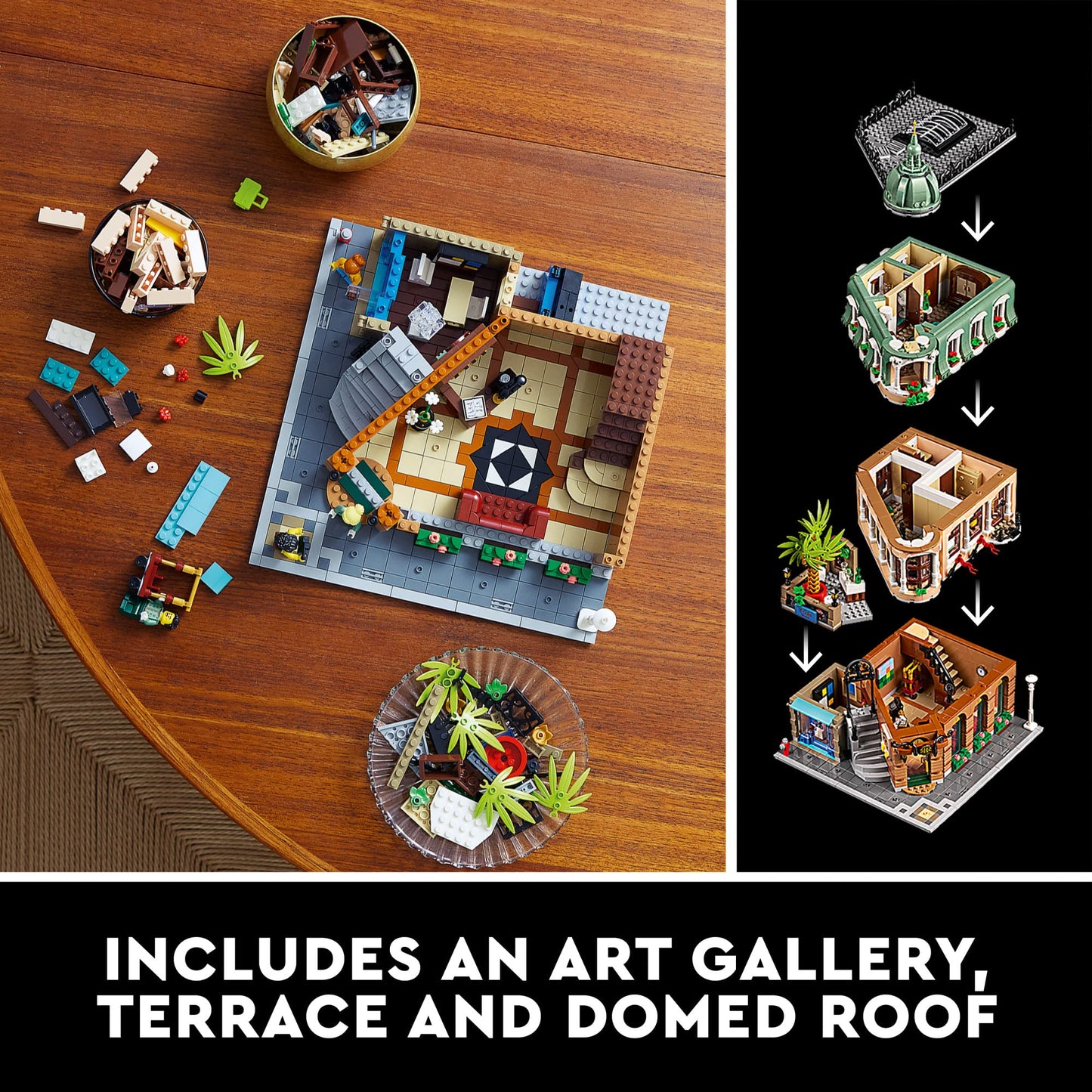LEGO Icons Boutique Hotel 10297 | Modular Display Model Kit for Adults