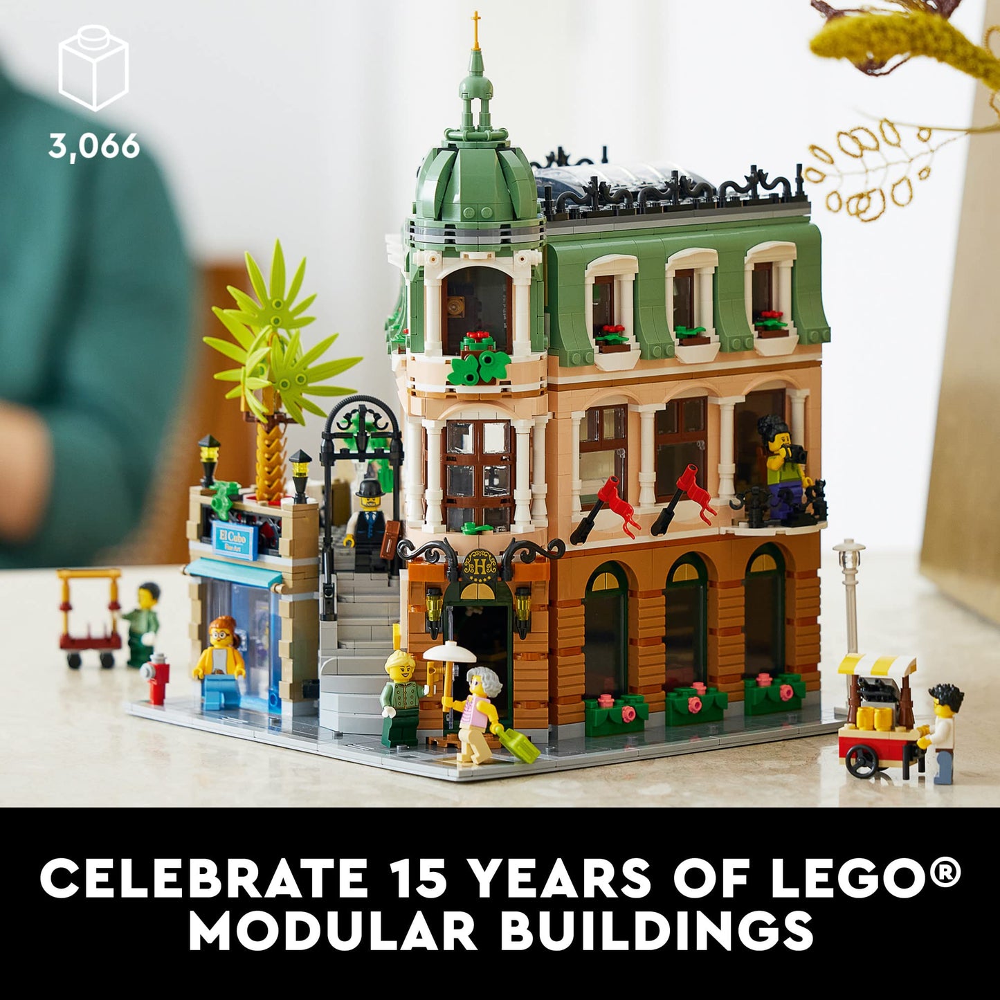 LEGO Icons Boutique Hotel 10297 | Modular Display Model Kit for Adults