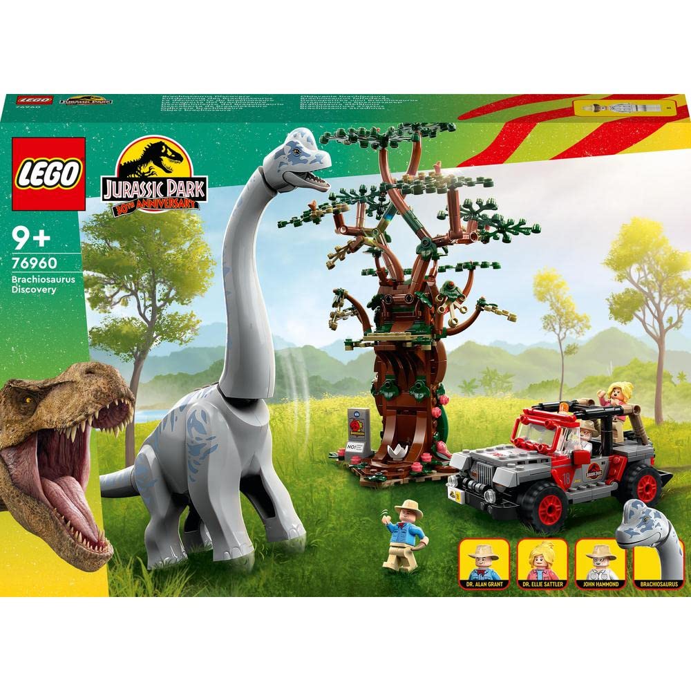 LEGO Jurassic World Brachiosaurus Discovery 76960 — Tallest LEGO Dinosaur with Jeep Wrangler