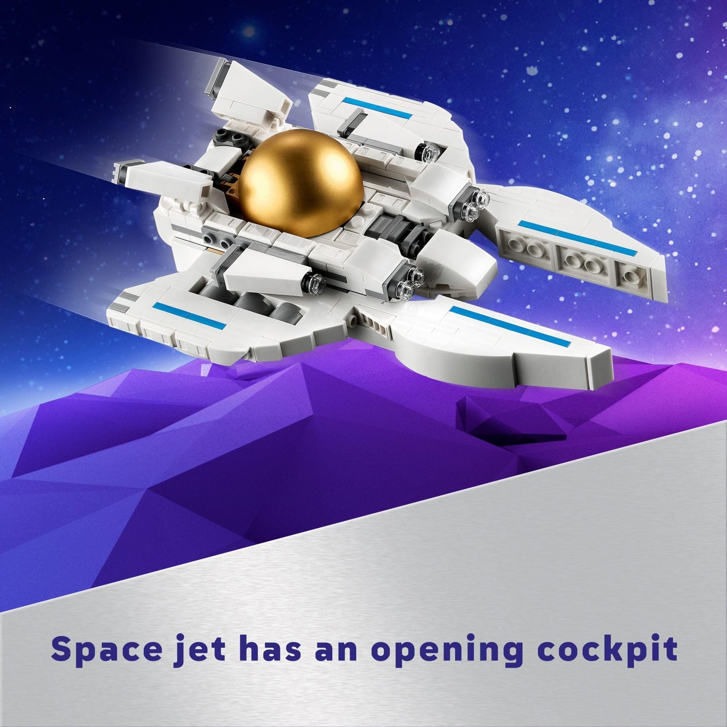 LEGO Creator 3-in-1 Space Astronaut Toy 31152 – Astronaut, Dog & Jet Set for Kids 9+