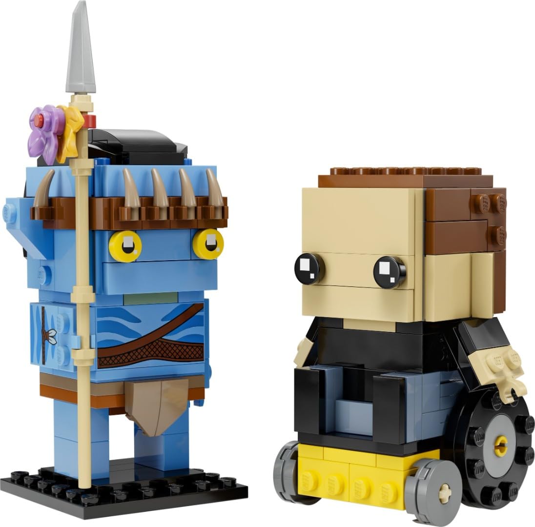 LEGO BrickHeadz Jake Sully & Avatar (40554) Building Set | Collectible Duo