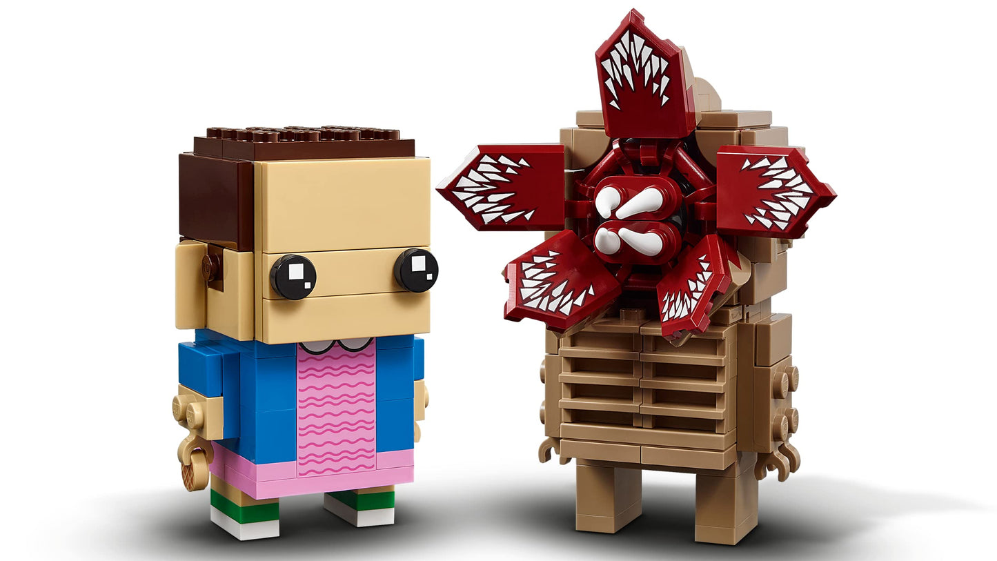 LEGO BrickHeadz Demogorgon and Eleven (40459) – Stranger Things Collectible Figures