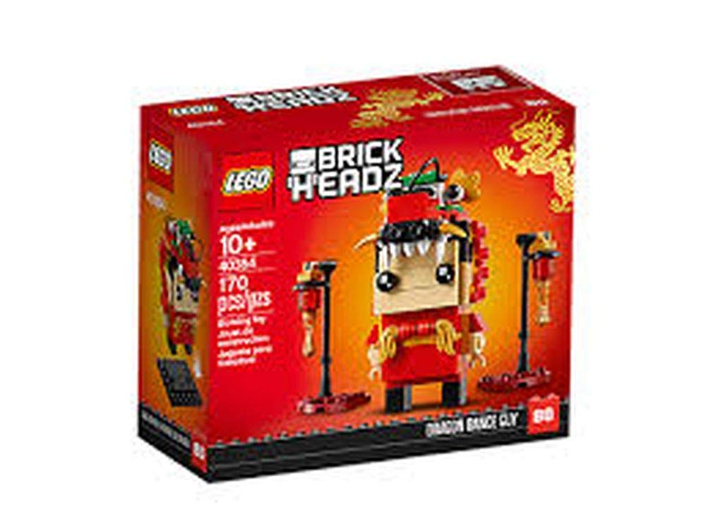 LEGO BrickHeadz Dragon Dance Guy 40354 – 170 Pieces | Chinese New Year Display