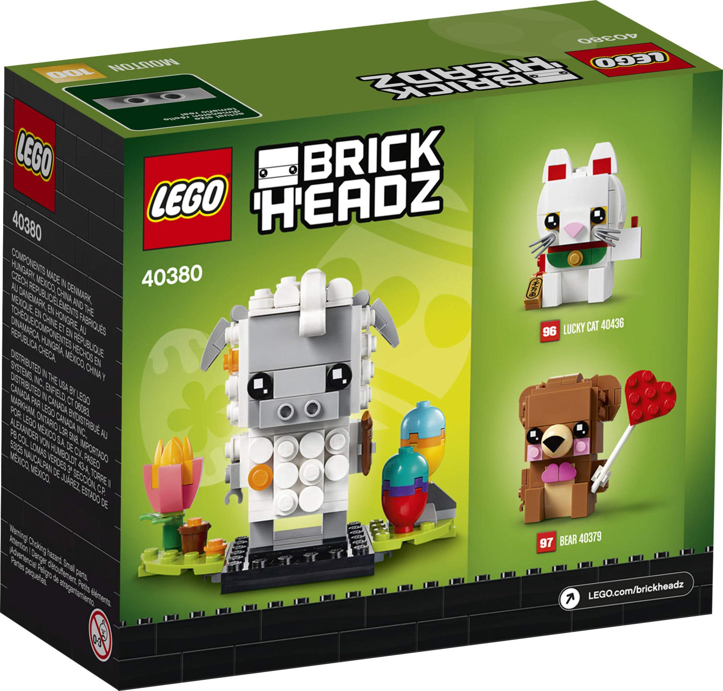 LEGO BrickHeadz Easter Sheep 40380 Building Kit – 192 Pieces | New 2021