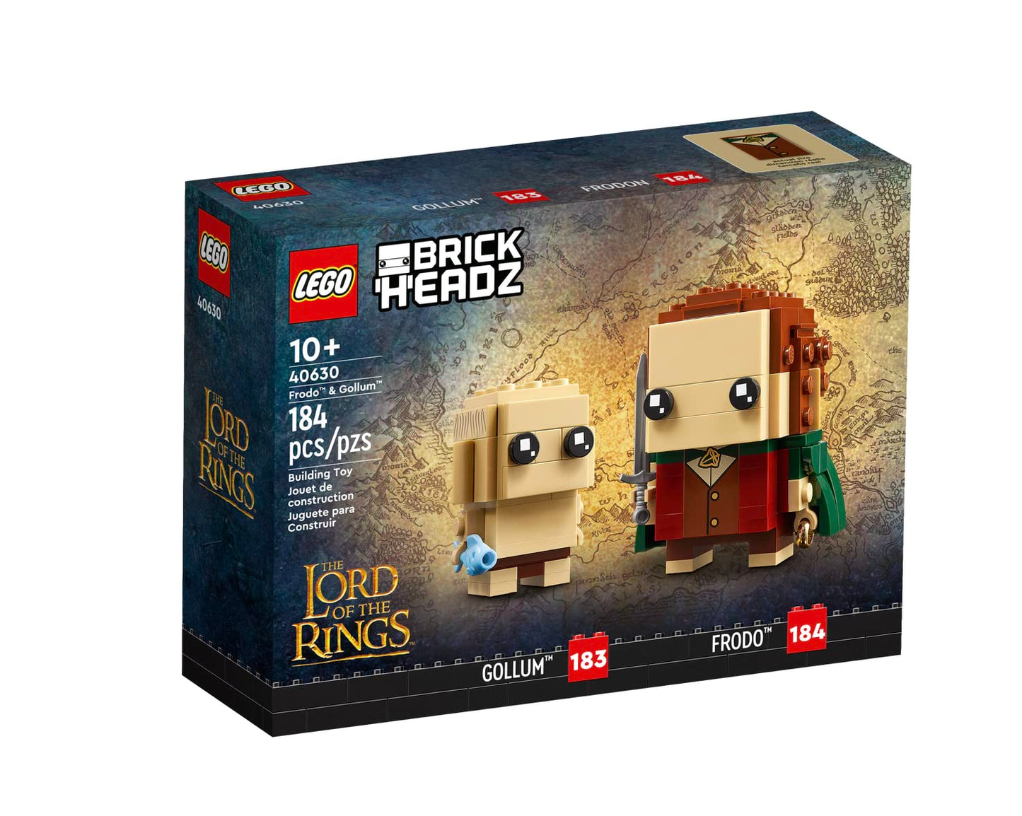 LEGO BrickHeadz Frodo & Gollum (40630) The Lord of the Rings | Collectible Building Kit