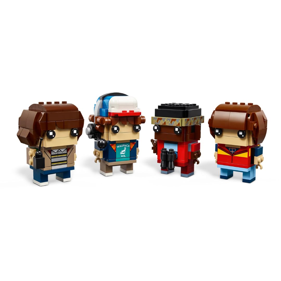 LEGO BrickHeadz Mike, Dustin, Lucas & Will Figure 40801 – 542-Piece Collectible Set