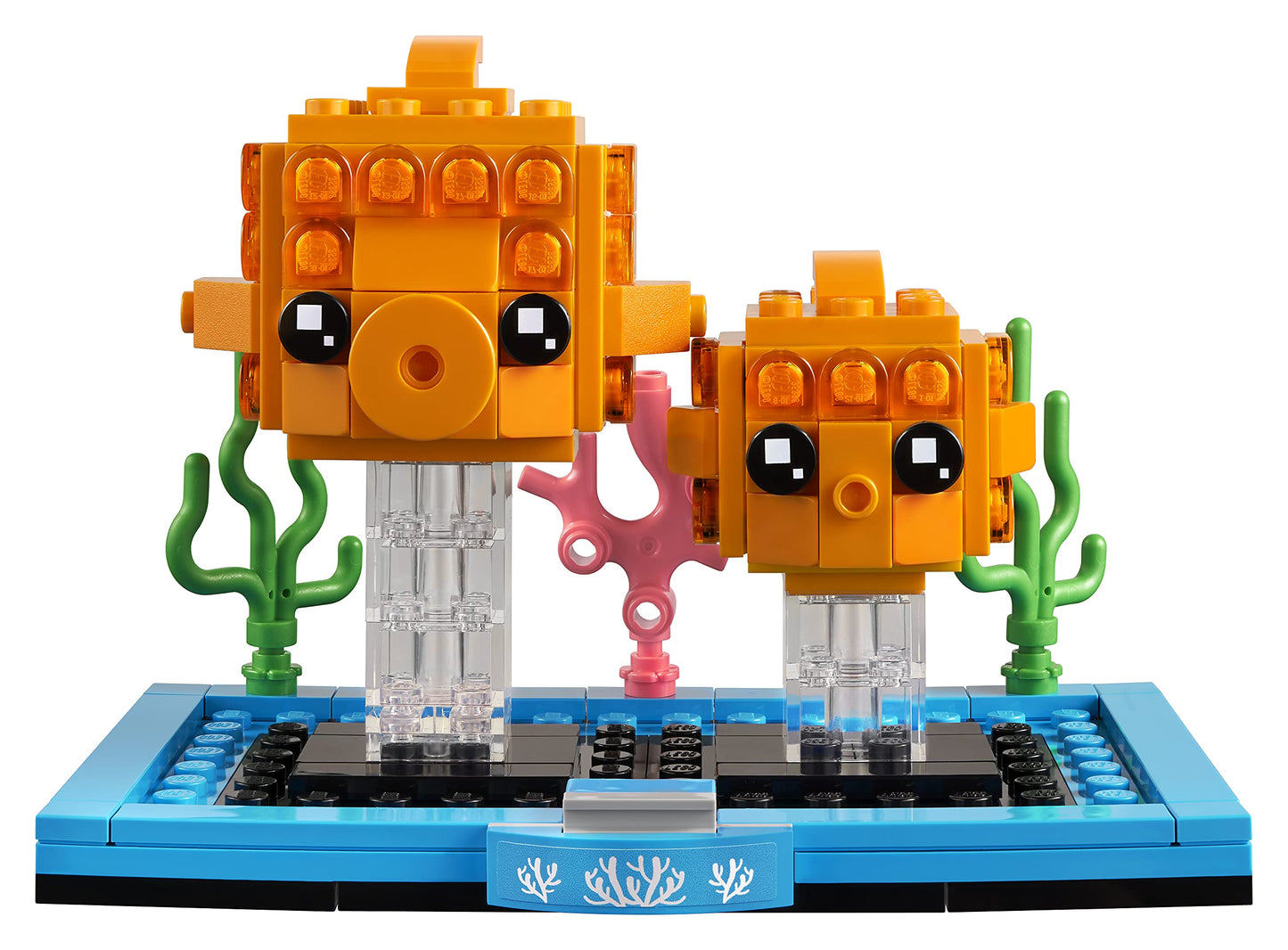 LEGO BrickHeadz 40442 Pets Goldfish — Collectible Display Model for LEGO Fans