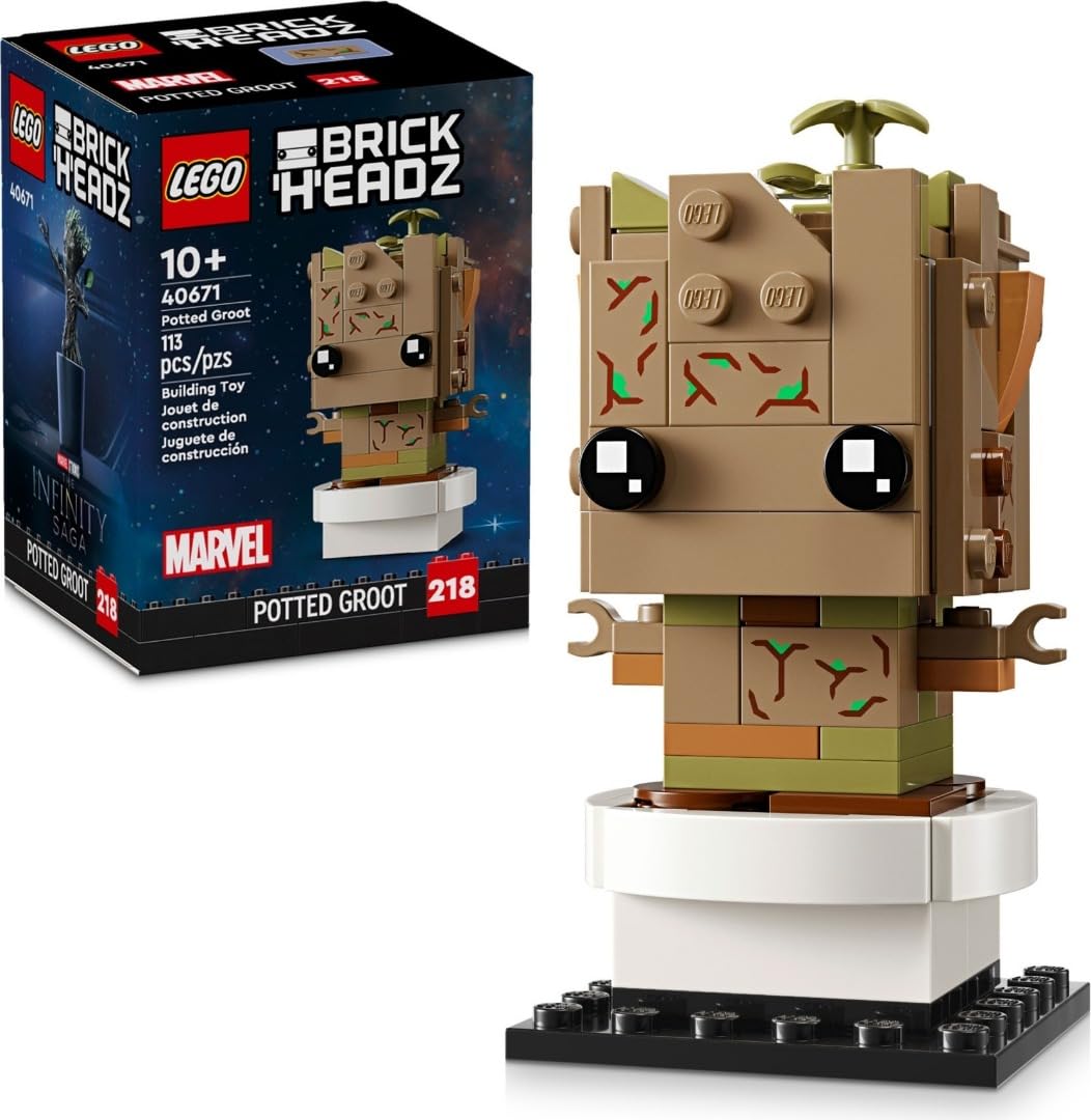 LEGO BrickHeadz 40671 Potted Groot – Baby Groot BrickHeadz Figure