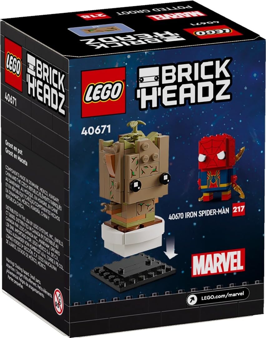 LEGO BrickHeadz 40671 Potted Groot – Baby Groot BrickHeadz Figure
