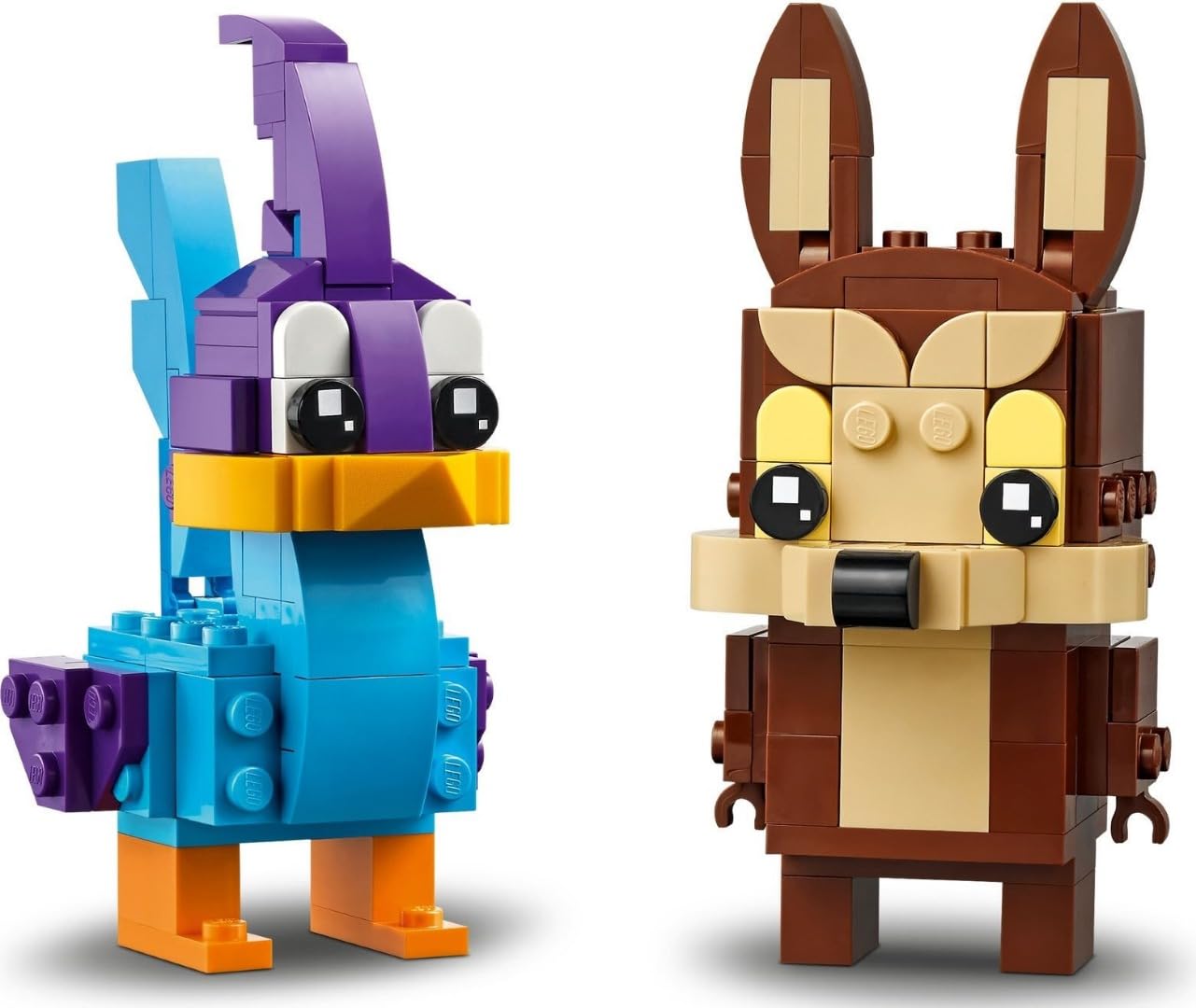 LEGO BrickHeadz 40559 Road Runner and Wile E. Coyote – 323 Pieces