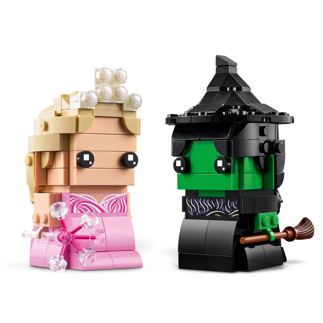 LEGO BrickHeadz Wicked Elfaba & Grinda Figure (Mini) 40794 – Collectible Display & Buildable Fun