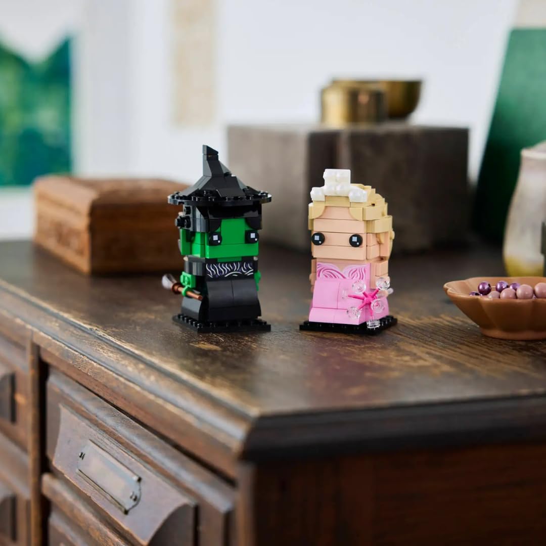 LEGO BrickHeadz Wicked Elfaba & Grinda Figure (Mini) 40794 – Collectible Display & Buildable Fun