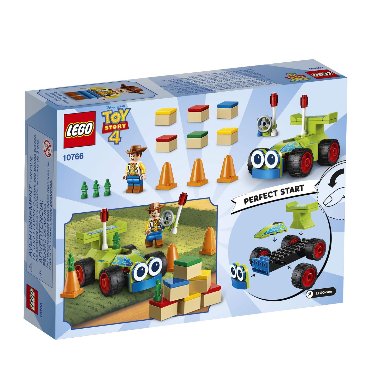 LEGO Toy Story 4 Woody & RC 10766 Building Kit – 69 Pieces | For Ages 4+
