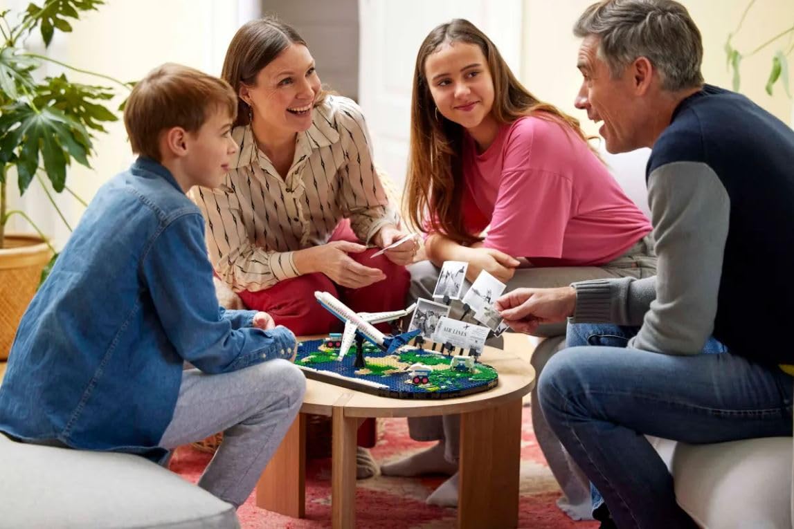 LEGO Family Memories 41838 - World Map Build Kit for Teens and Adults