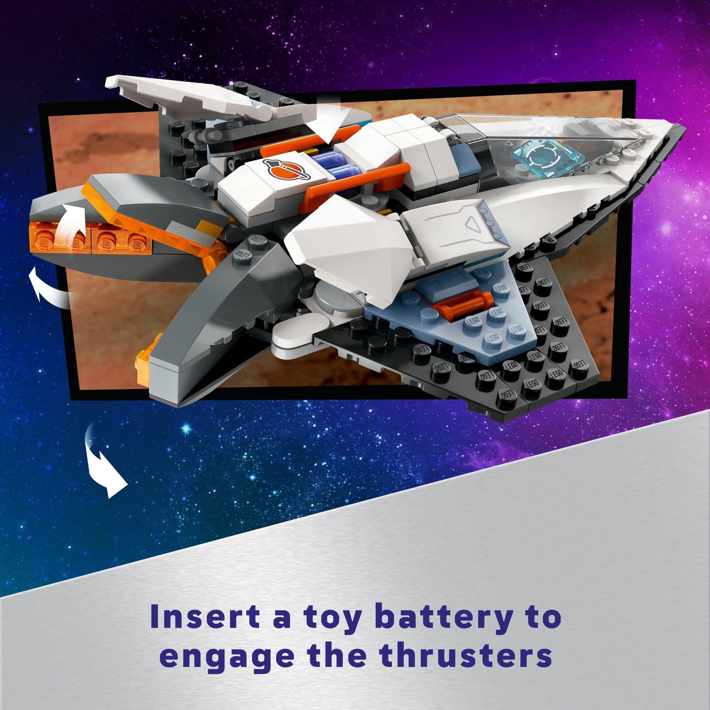 LEGO City Interstellar Spaceship 60430 – Creative Space Toy for Kids 6+
