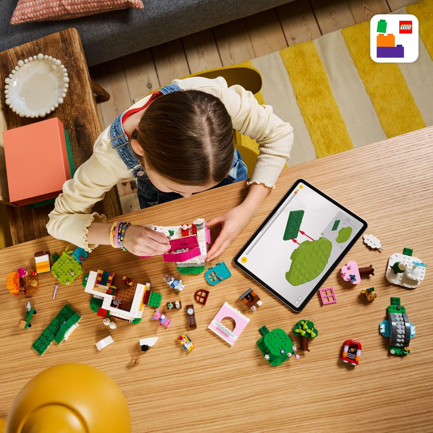 LEGO Animal Crossing Creative Houses: Seasons of Fun (77057) – 2 Seasonal Homes Build Set | Ages 7+