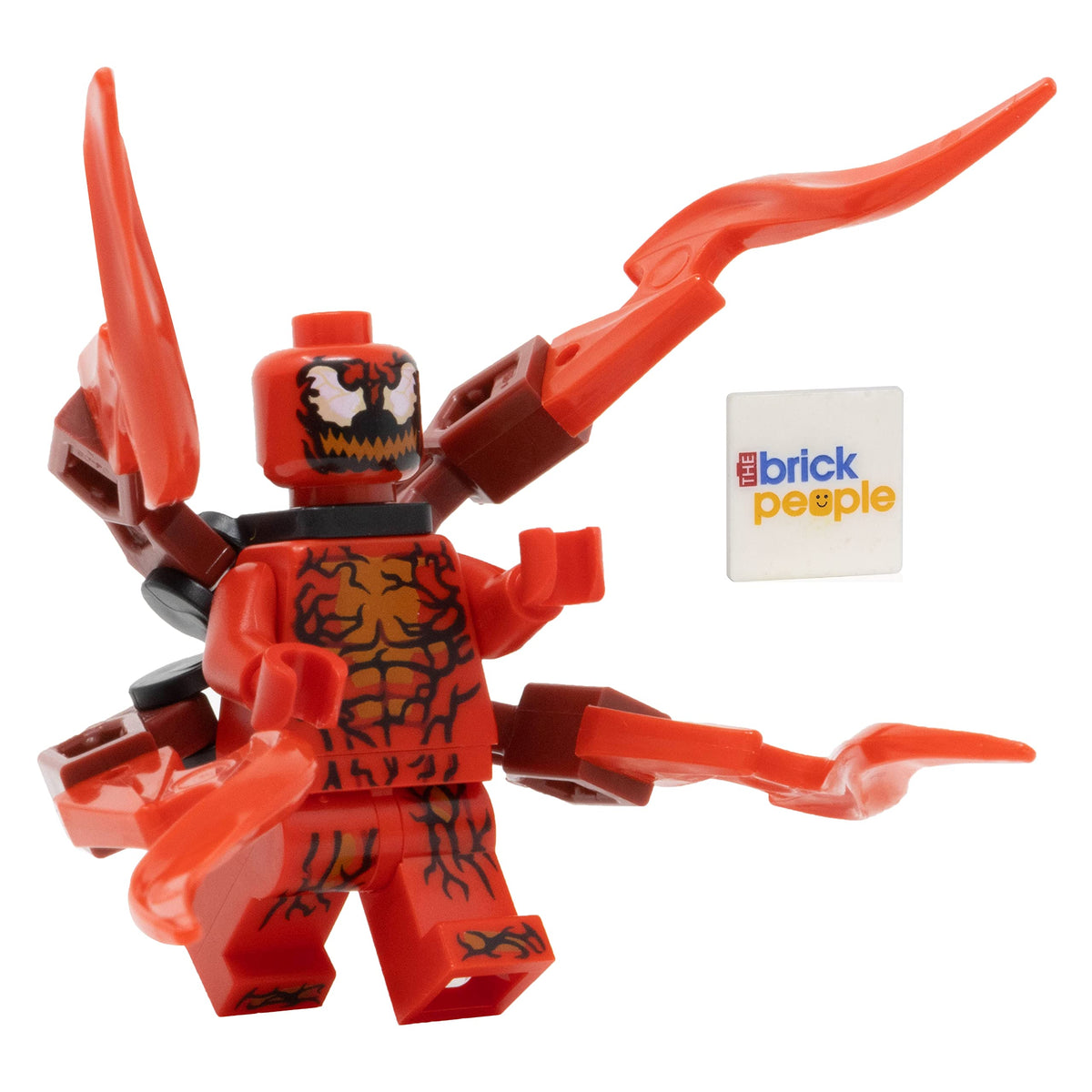 LEGO Carnage Minifigure with Appendages – Authentic LEGO Figure for Any Set