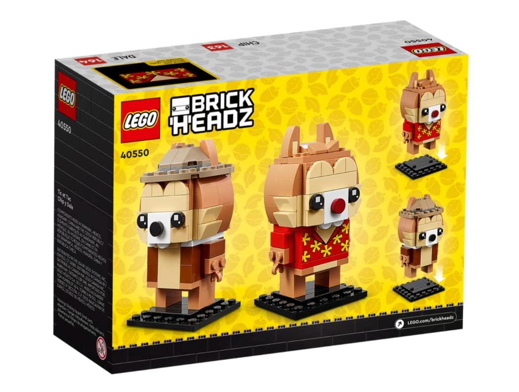 LEGO Chip and Dale BrickHeadz | 226-Piece Building Toy Set, Ages 10+