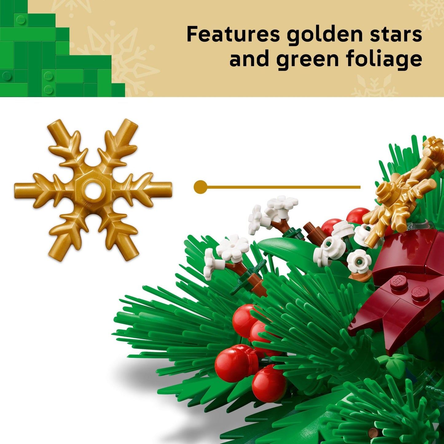 LEGO Christmas Table Decoration 40743 — Brick-Built Holiday Centerpiece