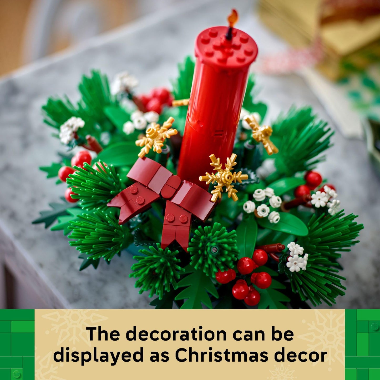 LEGO Christmas Table Decoration 40743 — Brick-Built Holiday Centerpiece