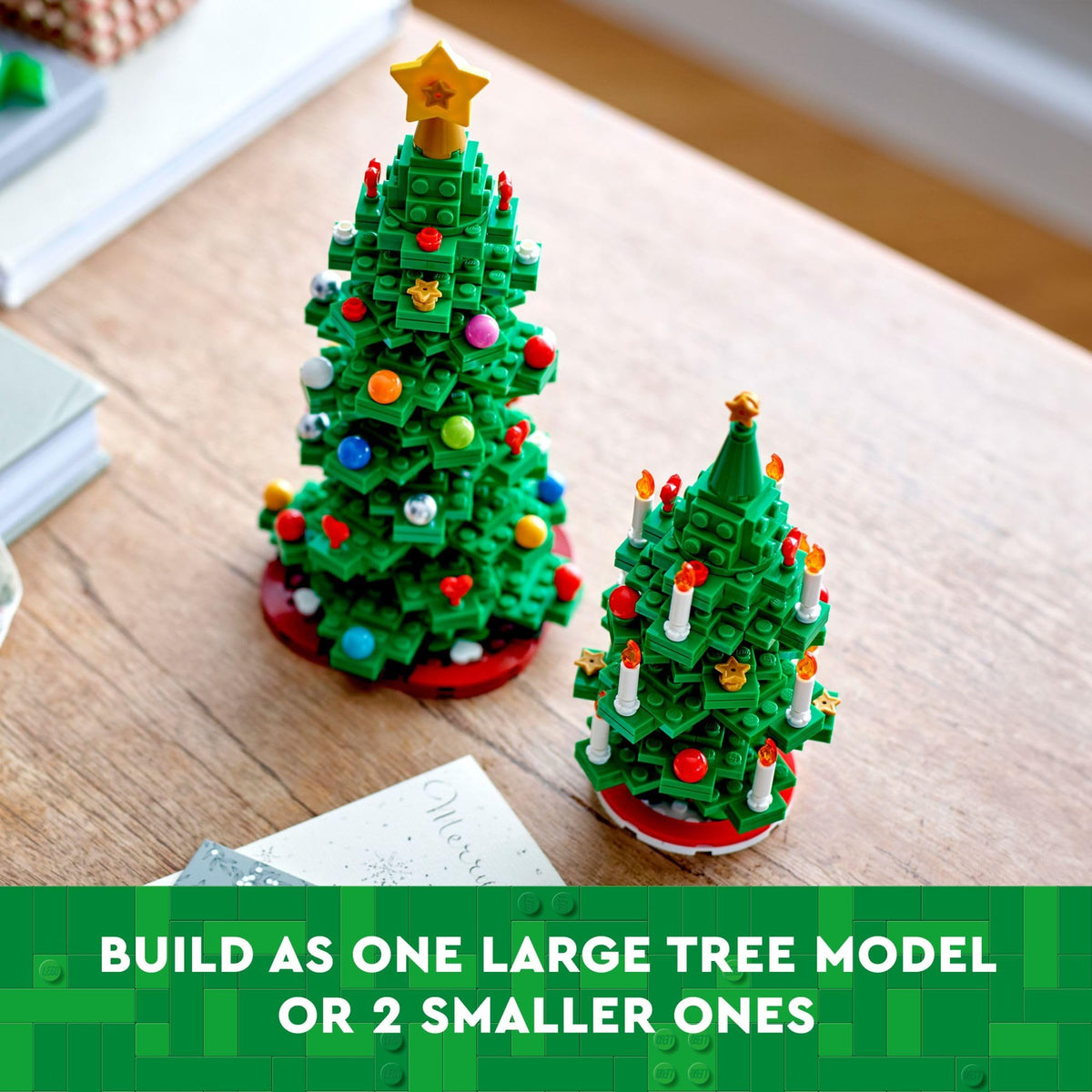 LEGO Christmas Tree 40573 – 2-in-1 Festive Building Toy for Kids 12+, Tabletop Decor & Gift Idea