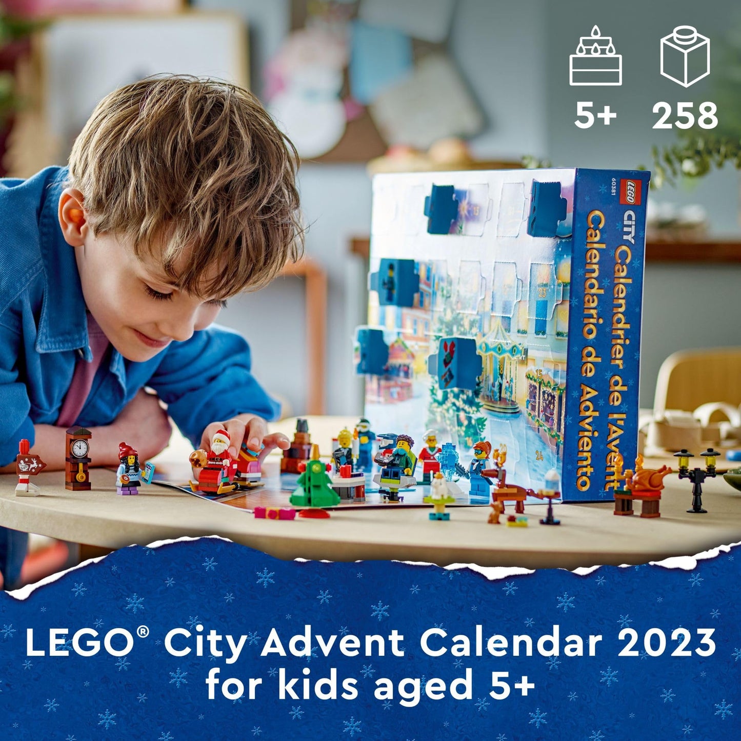 LEGO City Advent Calendar 60381: Christmas Countdown with Daily Surprises