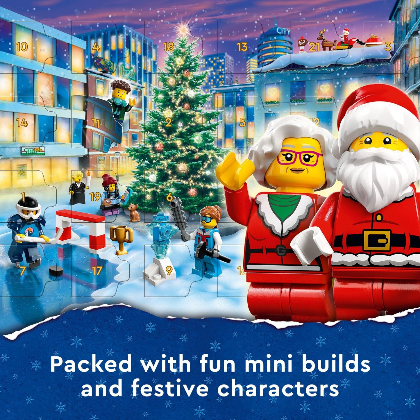 LEGO City Advent Calendar 60381: Christmas Countdown with Daily Surprises