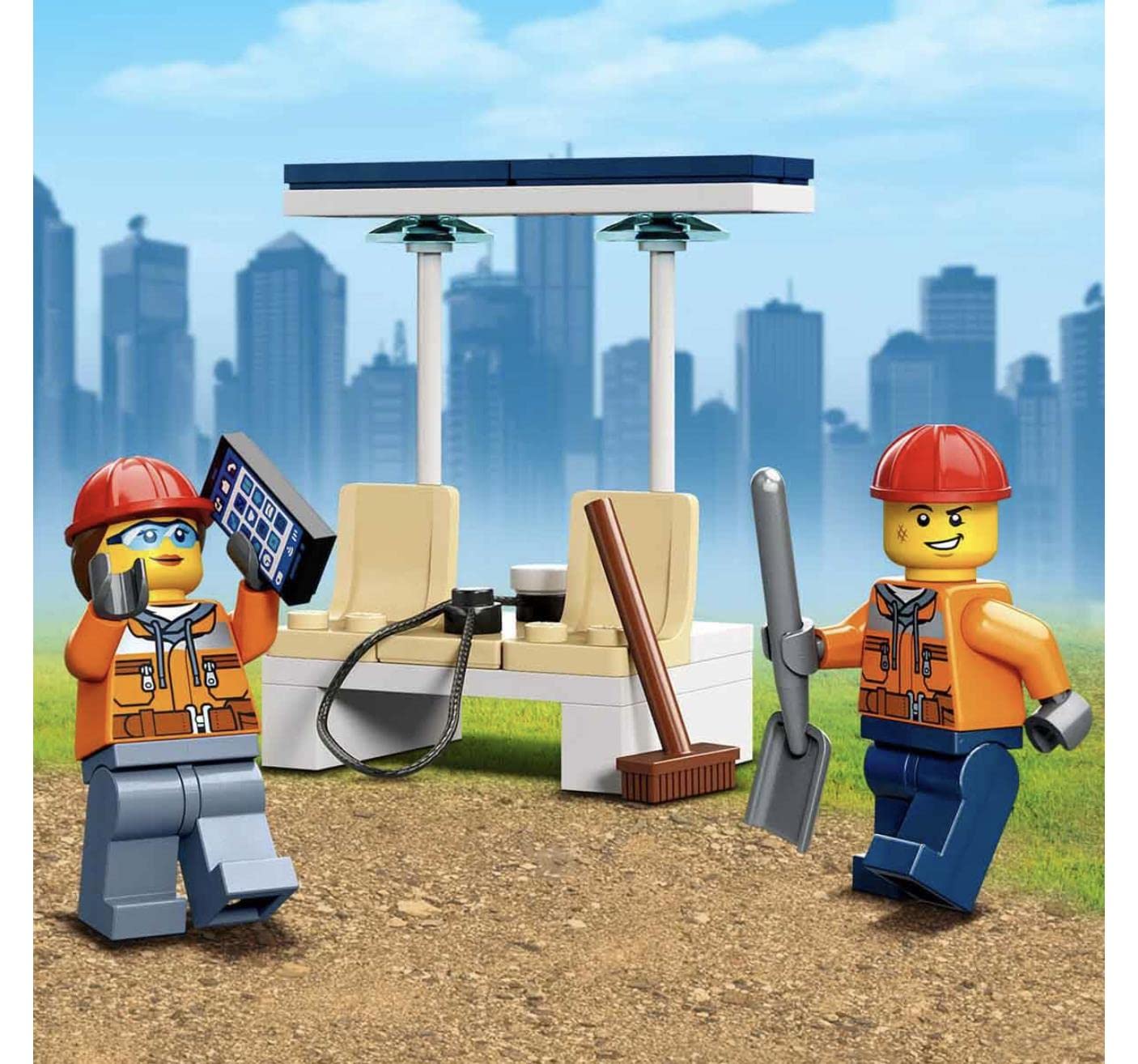 LEGO City 60385 Excavator Building Set – 2 Minifigures & Tools | 5+ Gift Idea