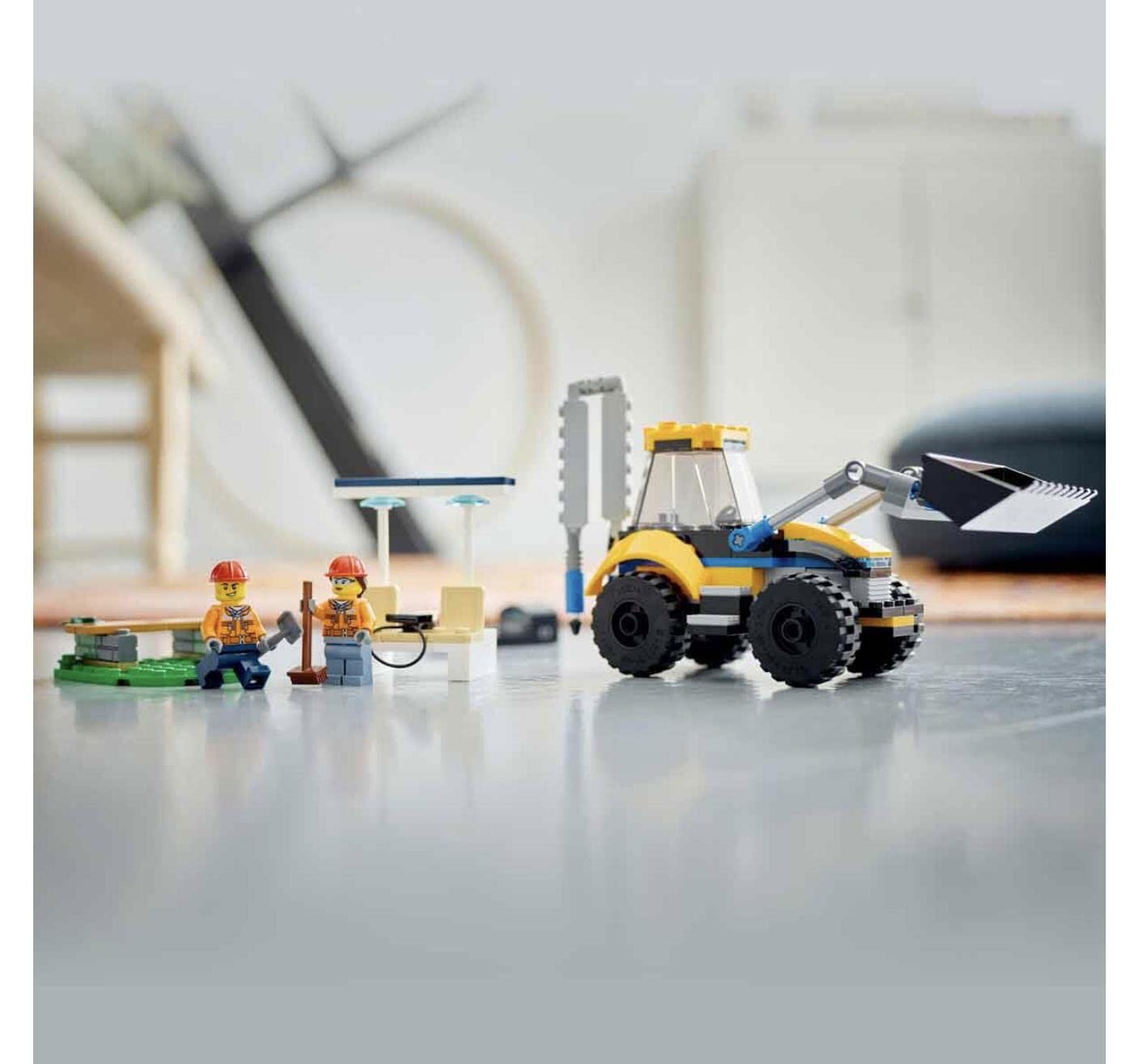 LEGO City 60385 Excavator Building Set – 2 Minifigures & Tools | 5+ Gift Idea
