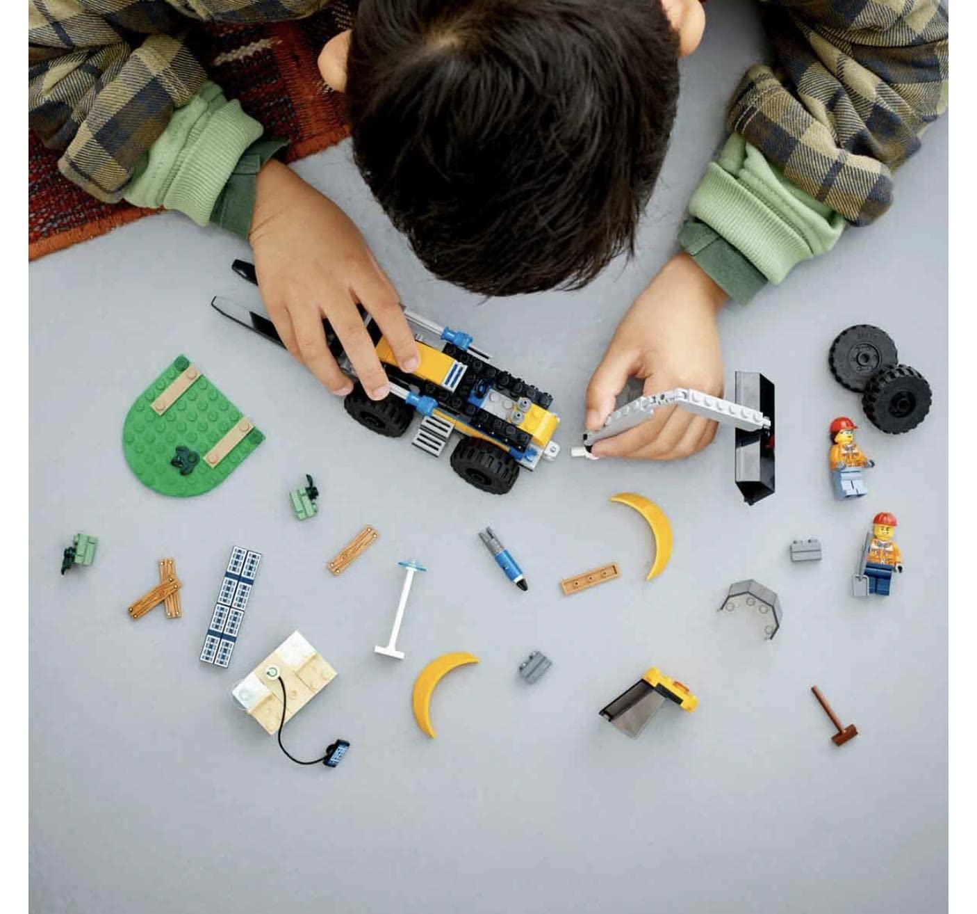 LEGO City 60385 Excavator Building Set – 2 Minifigures & Tools | 5+ Gift Idea
