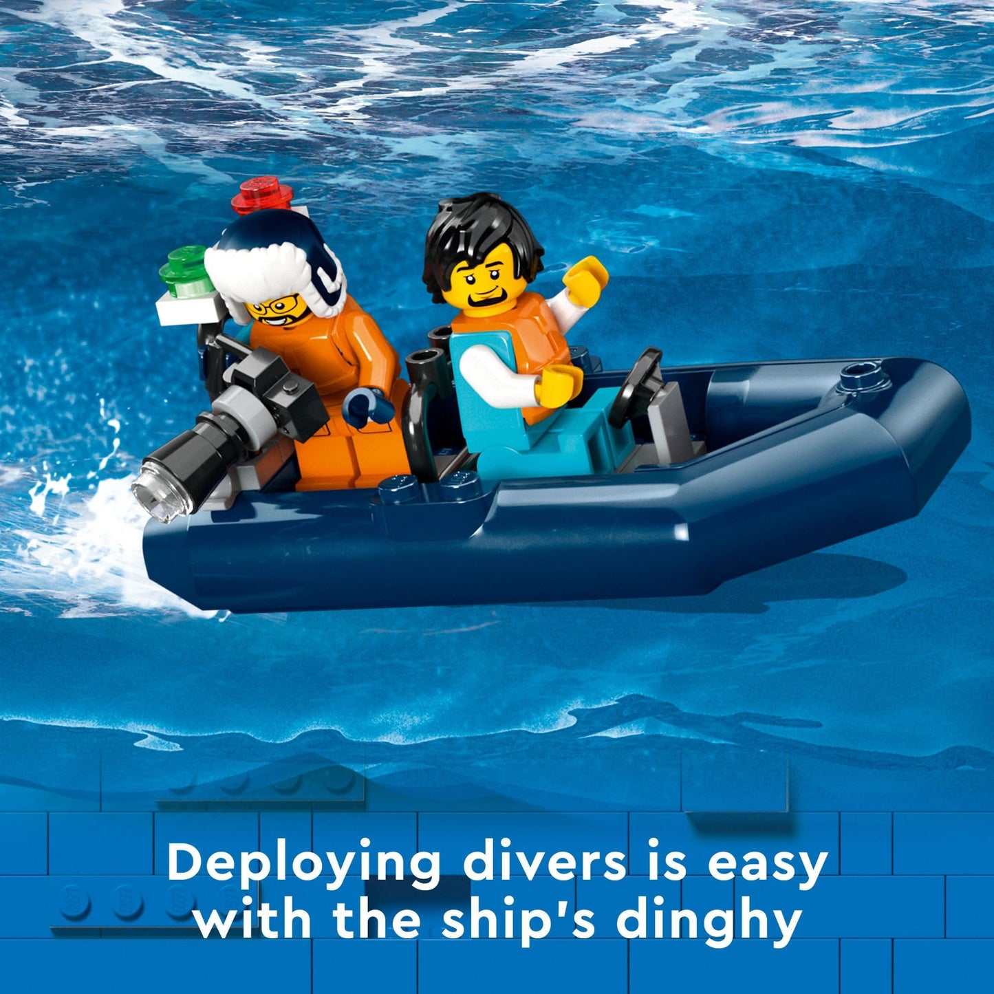 LEGO City Arctic Explorer Ship 60368 | 815-Piece Ocean Adventure Set with Helicopter, ROV Sub & Viking Shipwreck