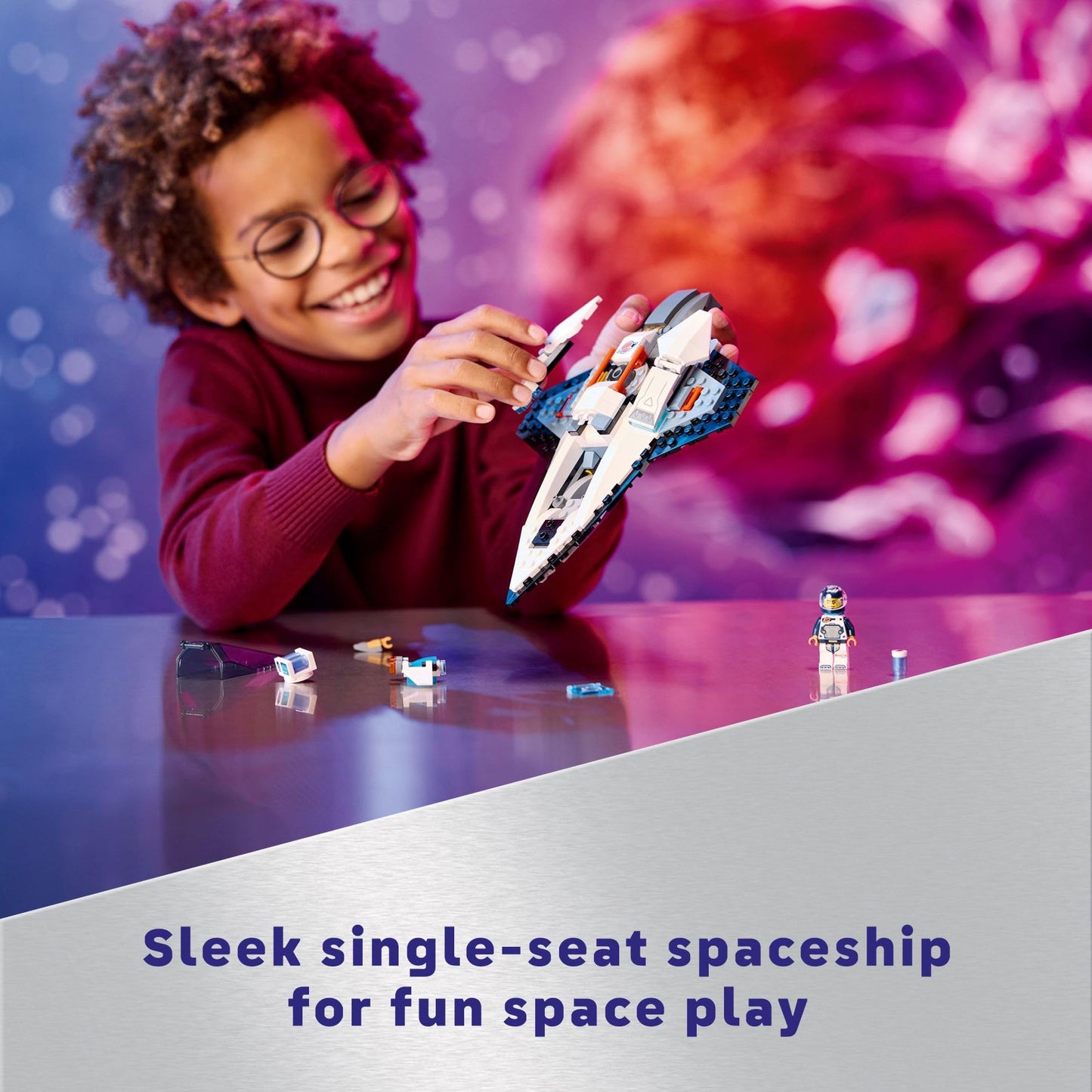 LEGO City Interstellar Spaceship 60430 – Creative Space Toy for Kids 6+