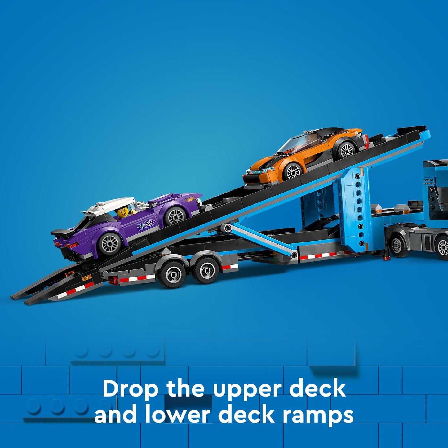 LEGO City Car Transporter Truck 60408 – Multi-Vehicle Builder Set