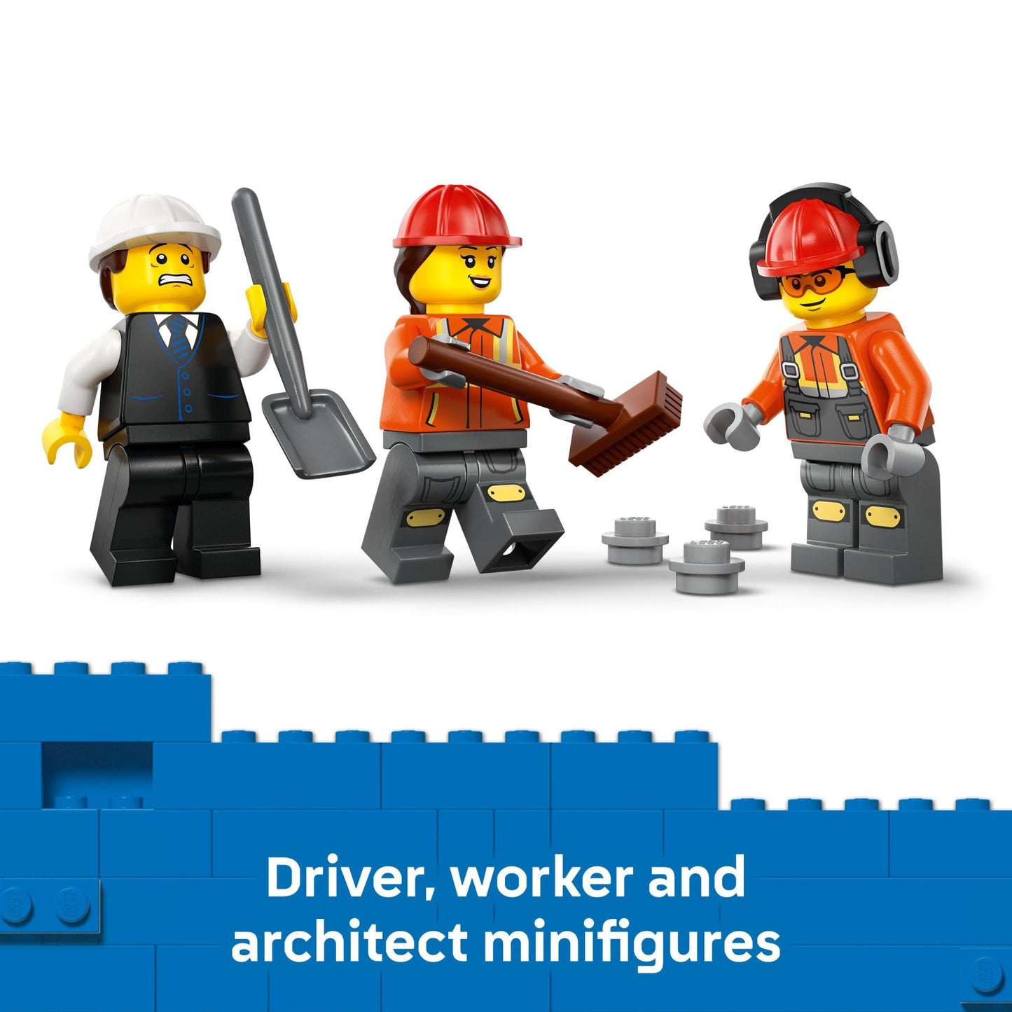 LEGO City Cement Mixer Truck 60478 – Construction Toy for Kids 7+ with Rotating Drum & Minifigures