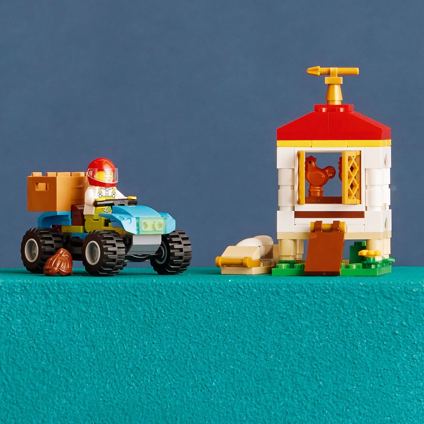 LEGO City Chicken Henhouse 60344 – Farm Toy Set for Kids 5+ (101 Pieces)