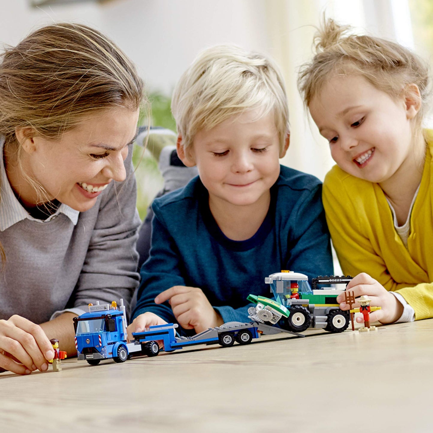 LEGO City Harvester Transport 60223 – Farm Truck & Trailer (358 Pieces)