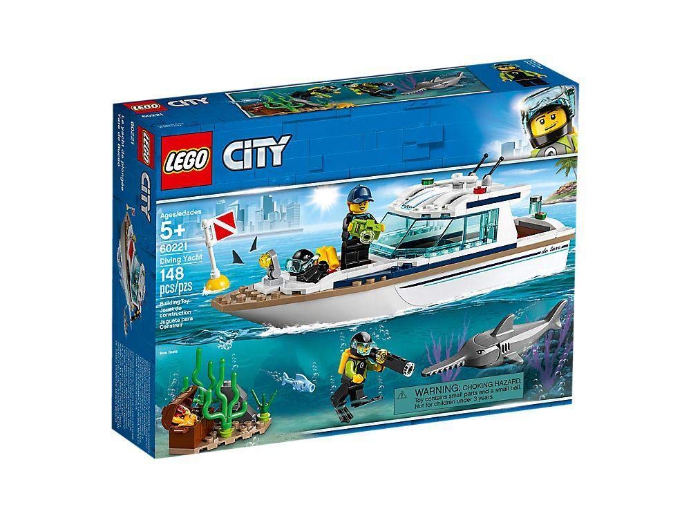 LEGO City Diving Yacht 60221 – 148-Piece Building Kit
