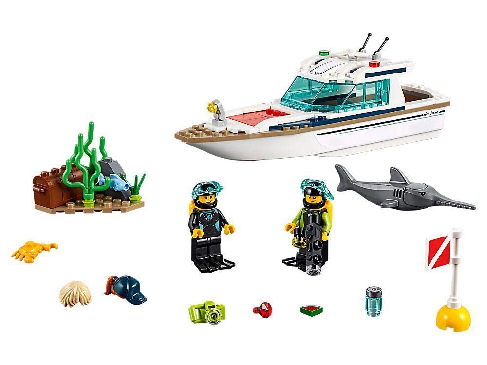 LEGO City Diving Yacht 60221 – 148-Piece Building Kit