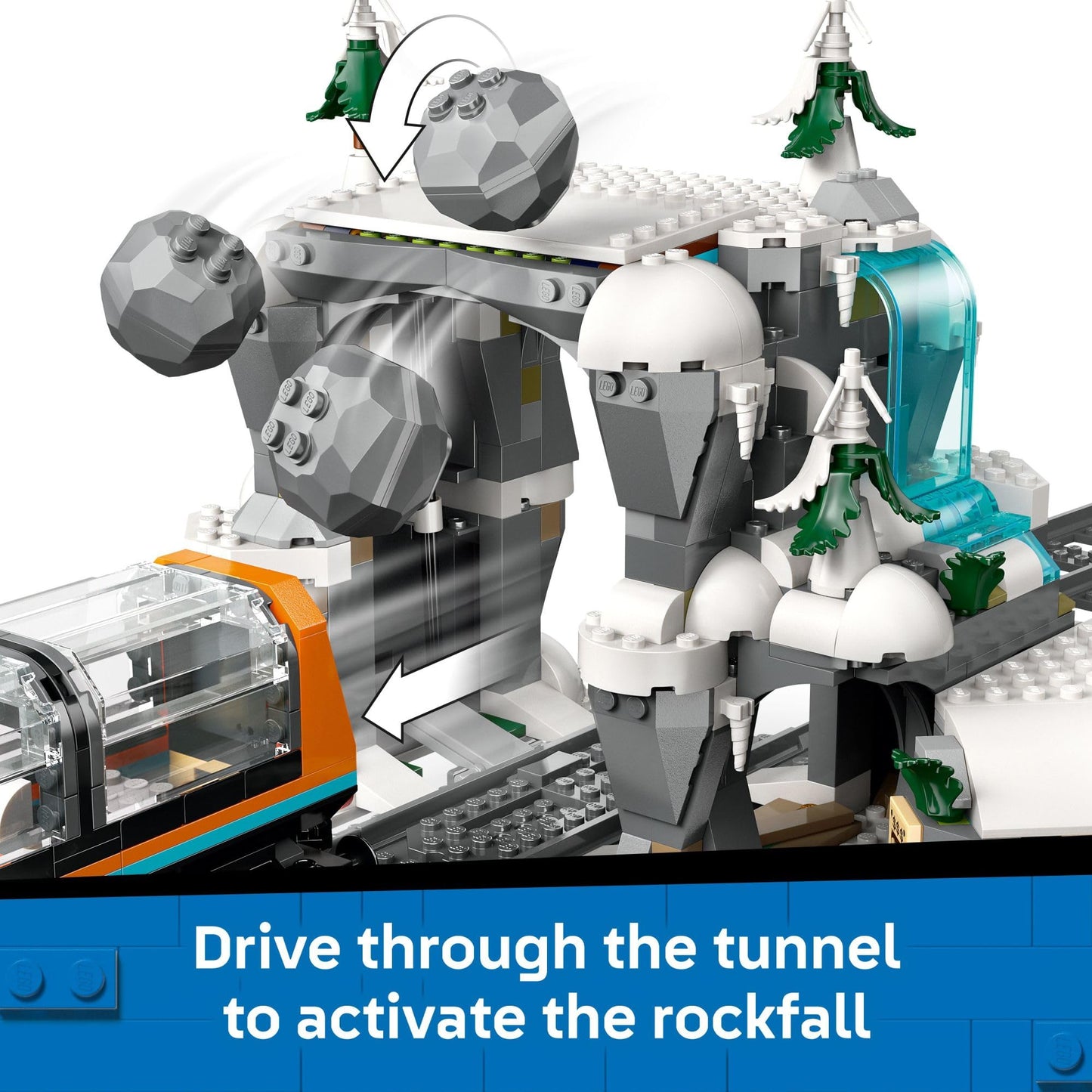 LEGO City Explorers' Arctic Polar Express Train 60470 – Remote-Controlled Set