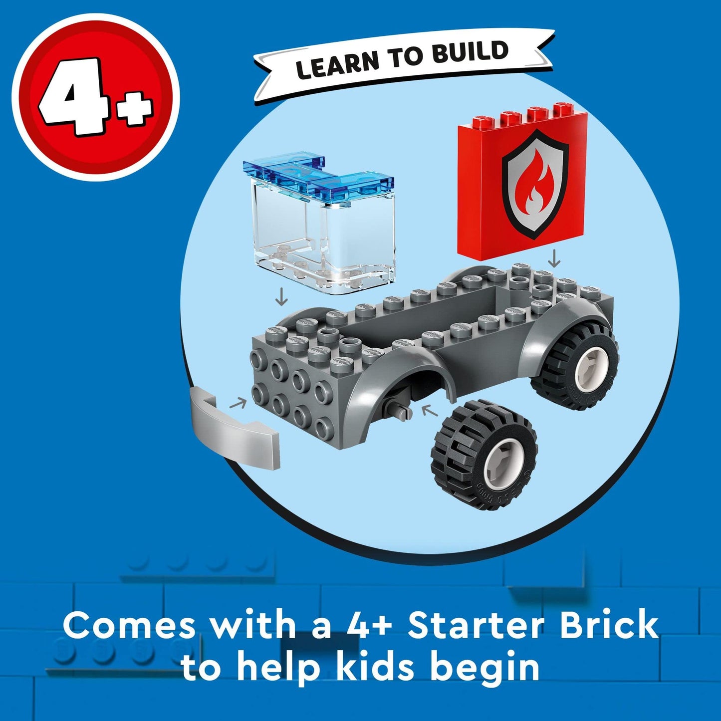 LEGO City Fire Station & Fire Engine 60375 | Pretend Play Emergency Vehicles for Kids Aged 4+
