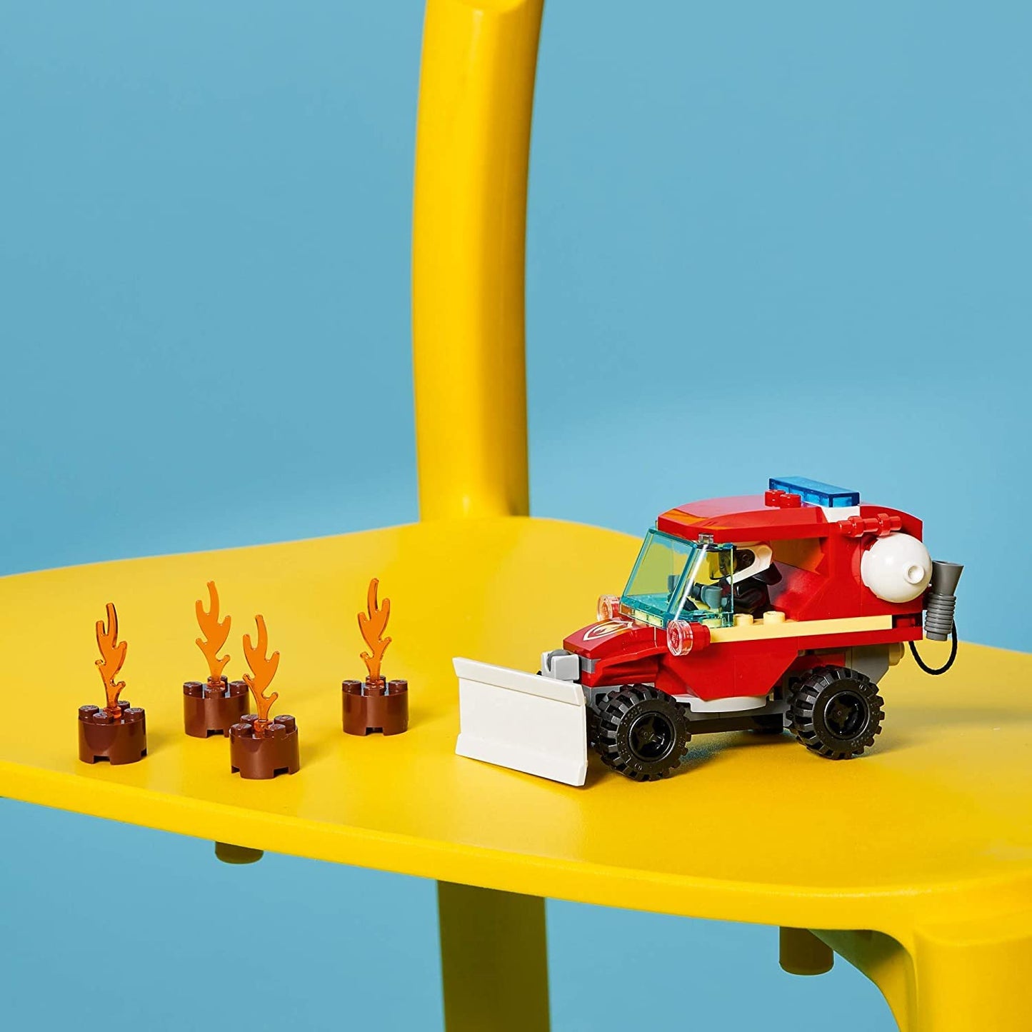 LEGO City Fire Hazard Truck 60279 Building Kit | Firefighter Toy for Kids (87 Pieces)