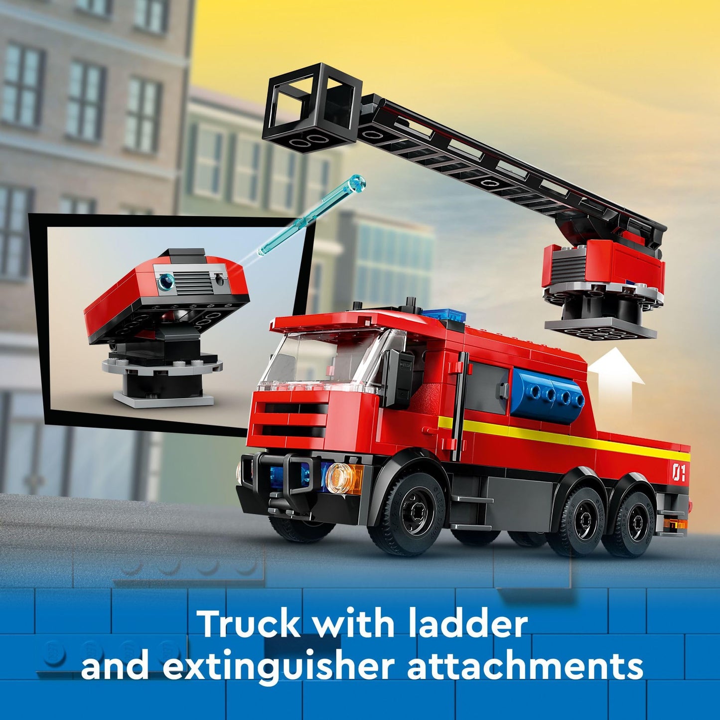 LEGO City Fire Station with Fire Truck 60414 – 843 Pieces for Ages 6+