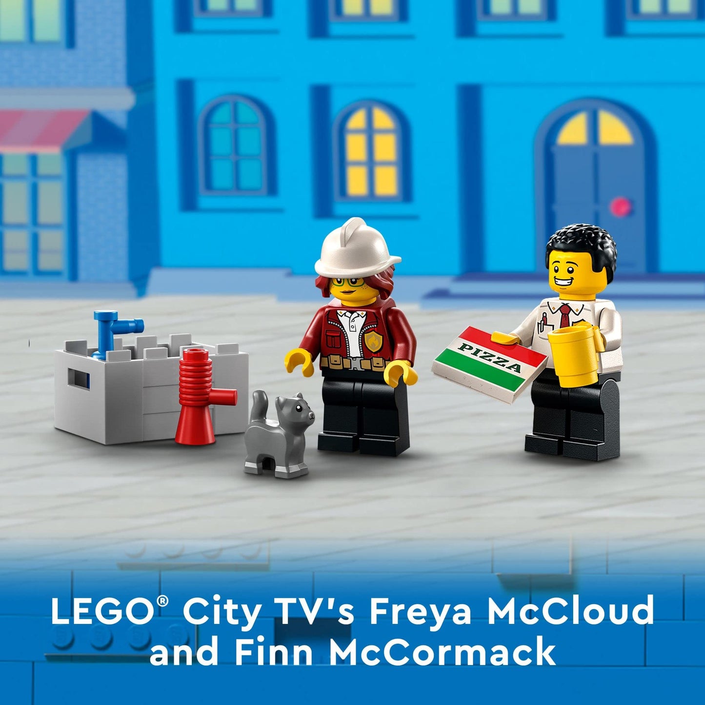 LEGO City Fire Station Set 60320 with Garage, Helicopter & Fire Engine — 540 Pieces