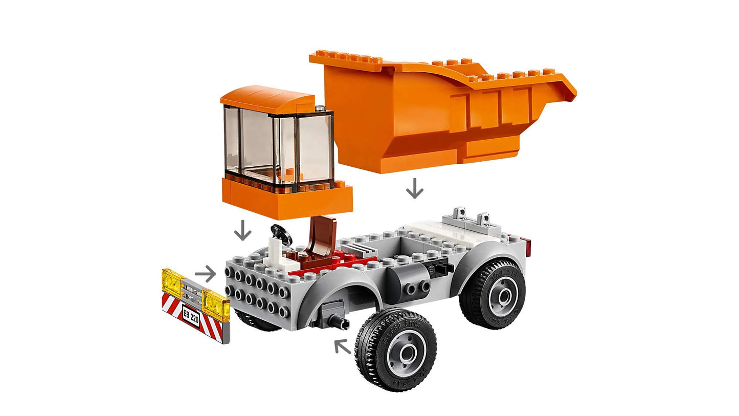 LEGO City Garbage Truck 60220 – 90-Piece Starter Building Kit for Ages 4+