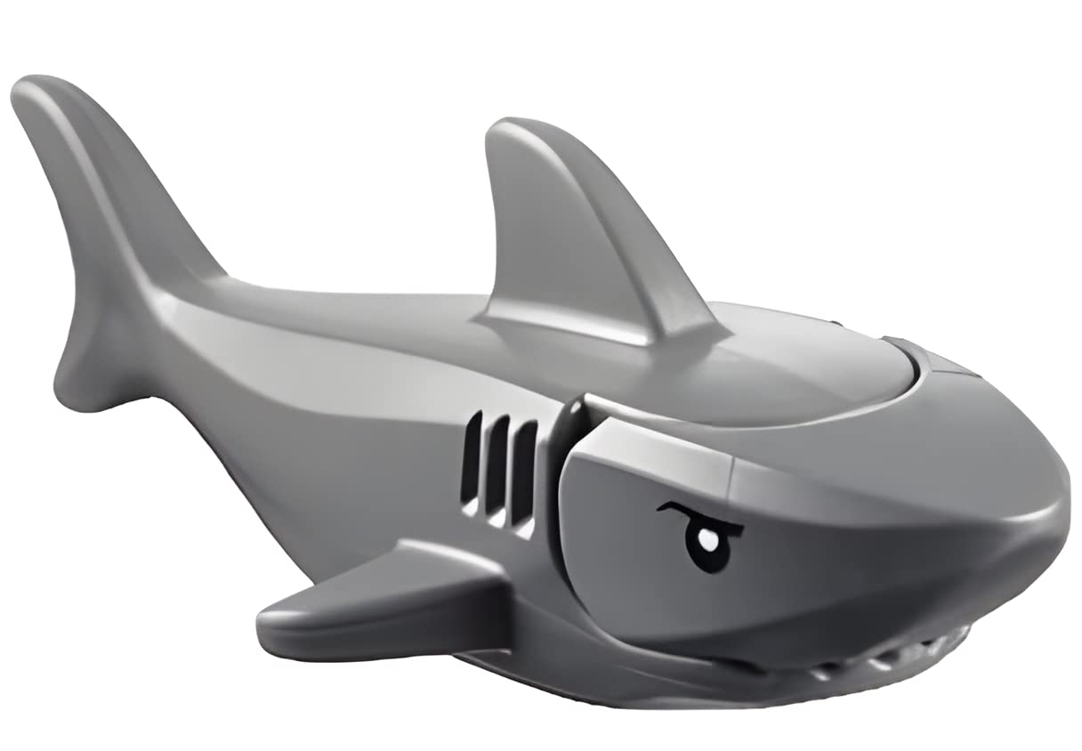 LEGO City: Great White Shark with Gills - Authentic LEGO Figure