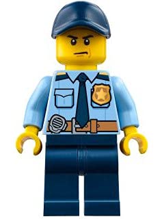 LEGO City Police Man with Police Cruiser & Handcuffs | Authentic LEGO Figure
