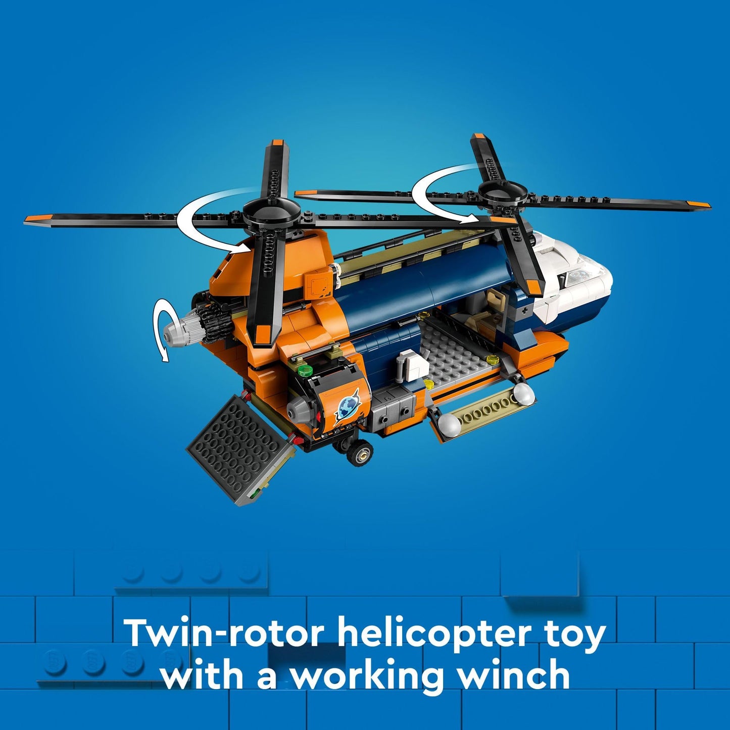 LEGO City Jungle Explorer Helicopter at Base Camp (60437) – 881 Pieces, 5 Minifigures & Gorilla Figures