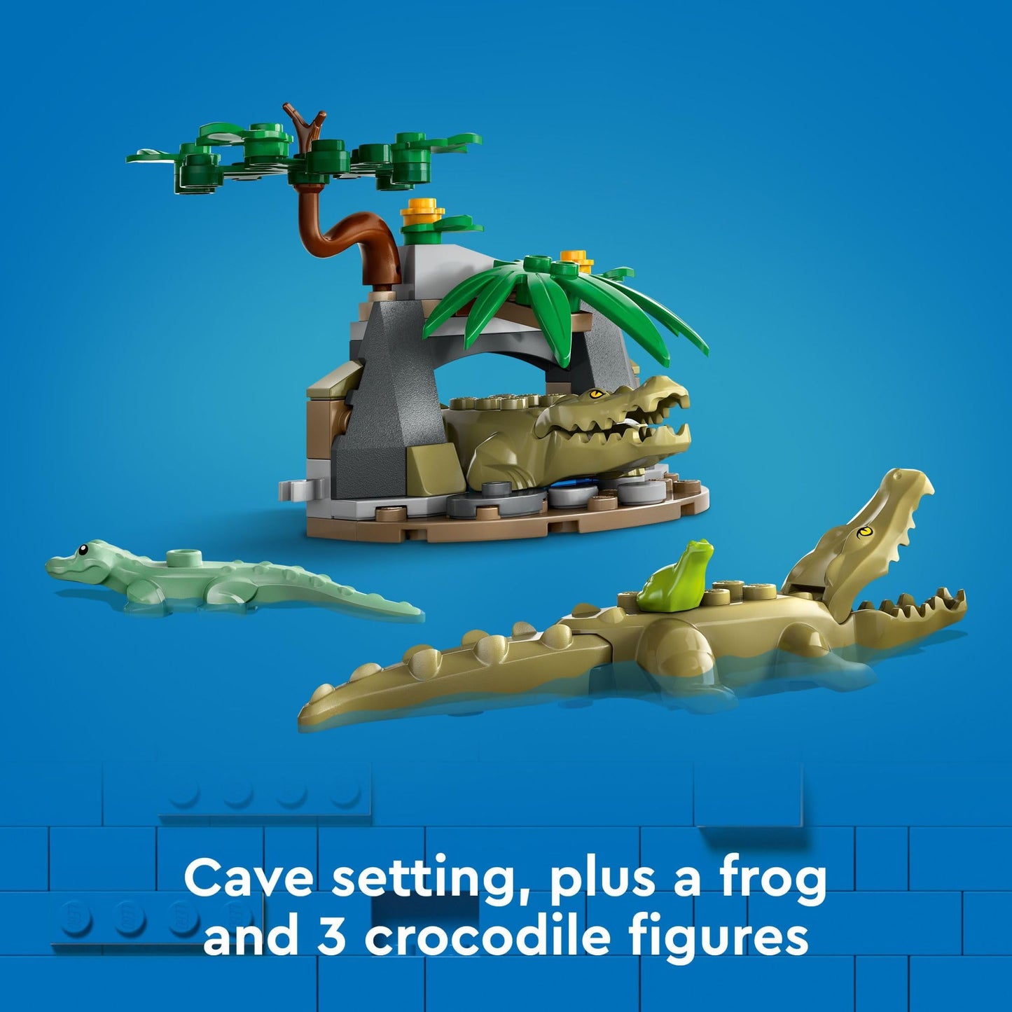 LEGO City Jungle Explorer Water Plane Toy 60425 – 177-Piece Seaplane Adventure Set