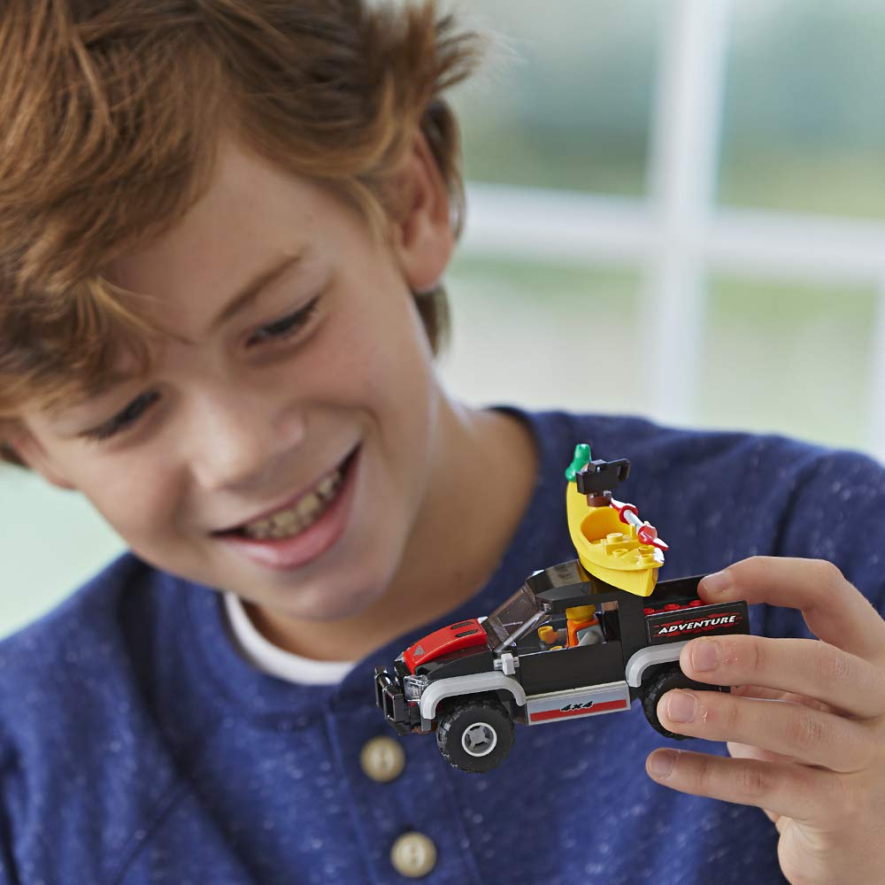 LEGO City Great Vehicles Kayak Adventure 60240 – 84-Piece Building Kit