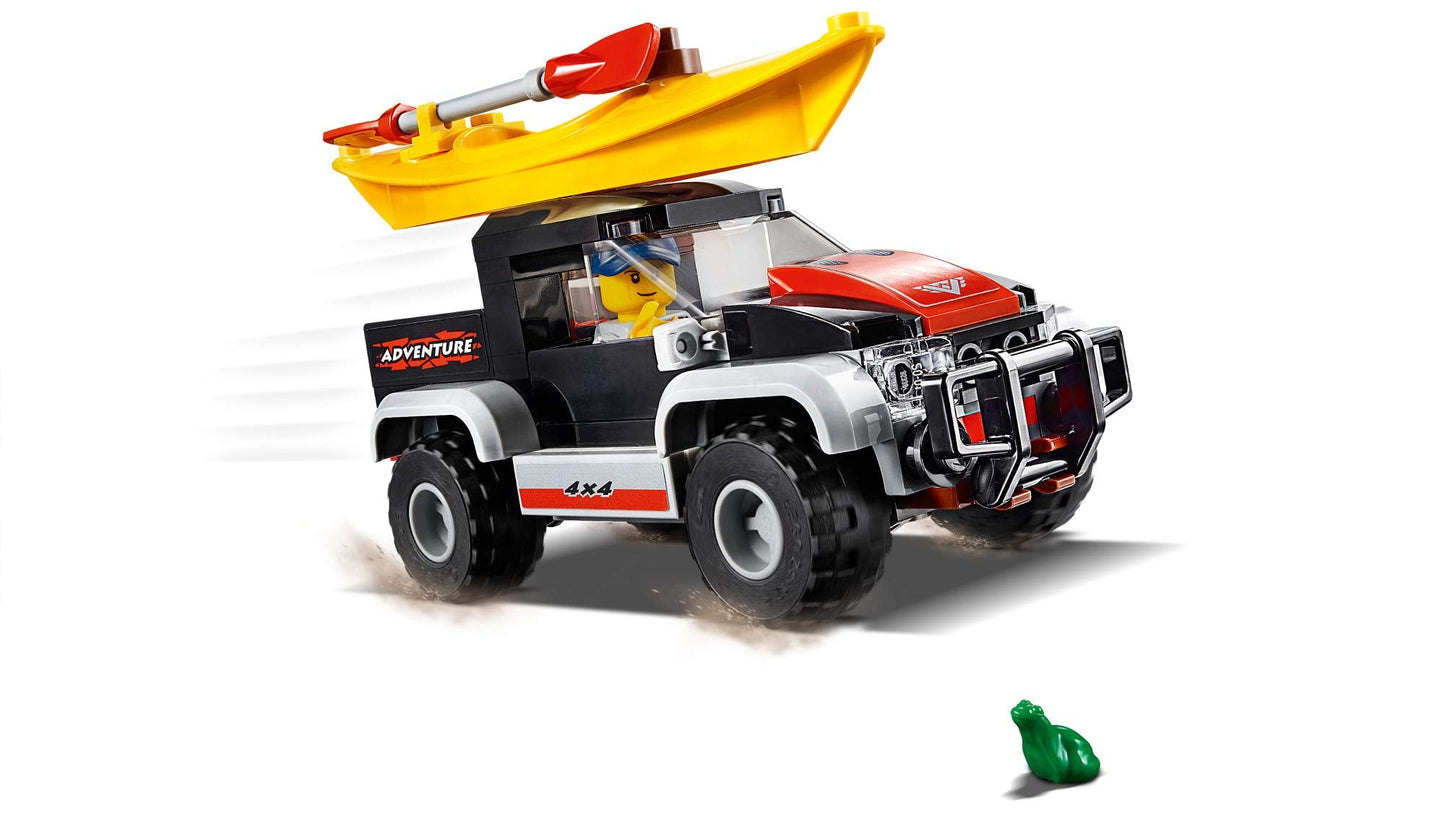 LEGO City Great Vehicles Kayak Adventure 60240 – 84-Piece Building Kit